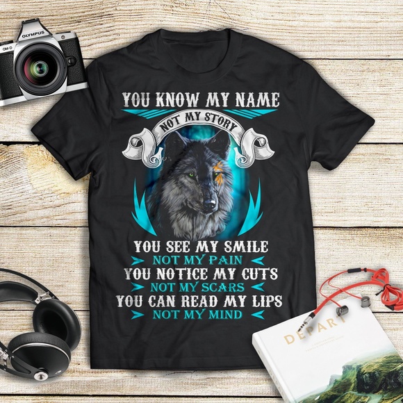 You know my name not my story Viking T-Shirt - Picture 1 of 1